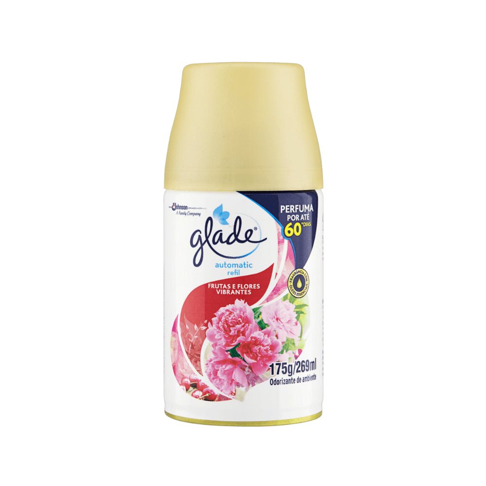Odorizador de Ar Frutas e Flores Vibrantes Glade Refil 269ml - e - dona