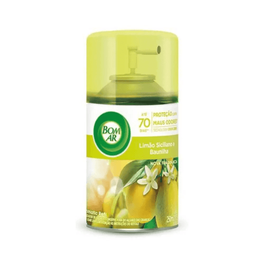 Odorizador de Ar Limão Siciliano e Baunilha Freshmatic Refil 250ml - e - dona