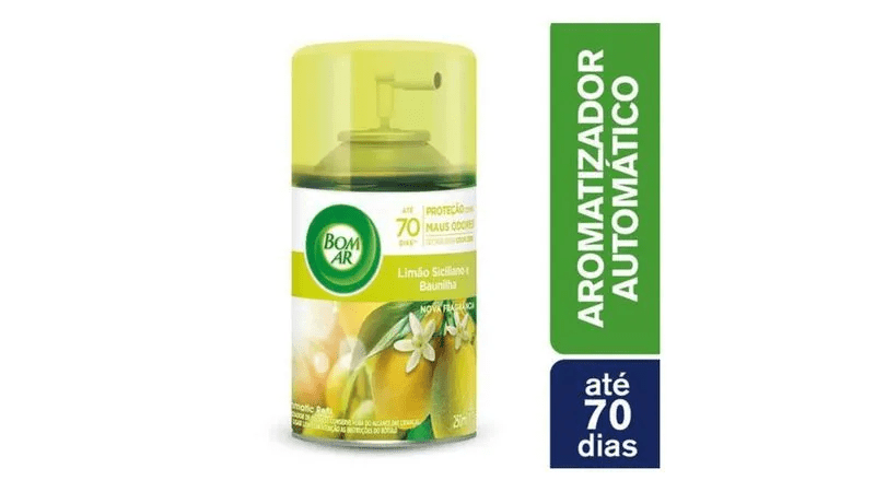 Odorizador de Ar Limão Siciliano e Baunilha Freshmatic Refil 250ml - e - dona