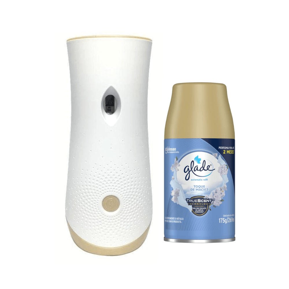 Odorizador de Ar Toque de Maciez Glade Aparelho e Refil 269ml - e - dona