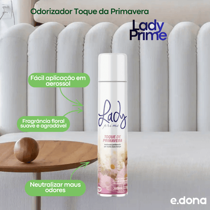 Odorizador Toque da Primavera Lady Prime 360ml - e - dona