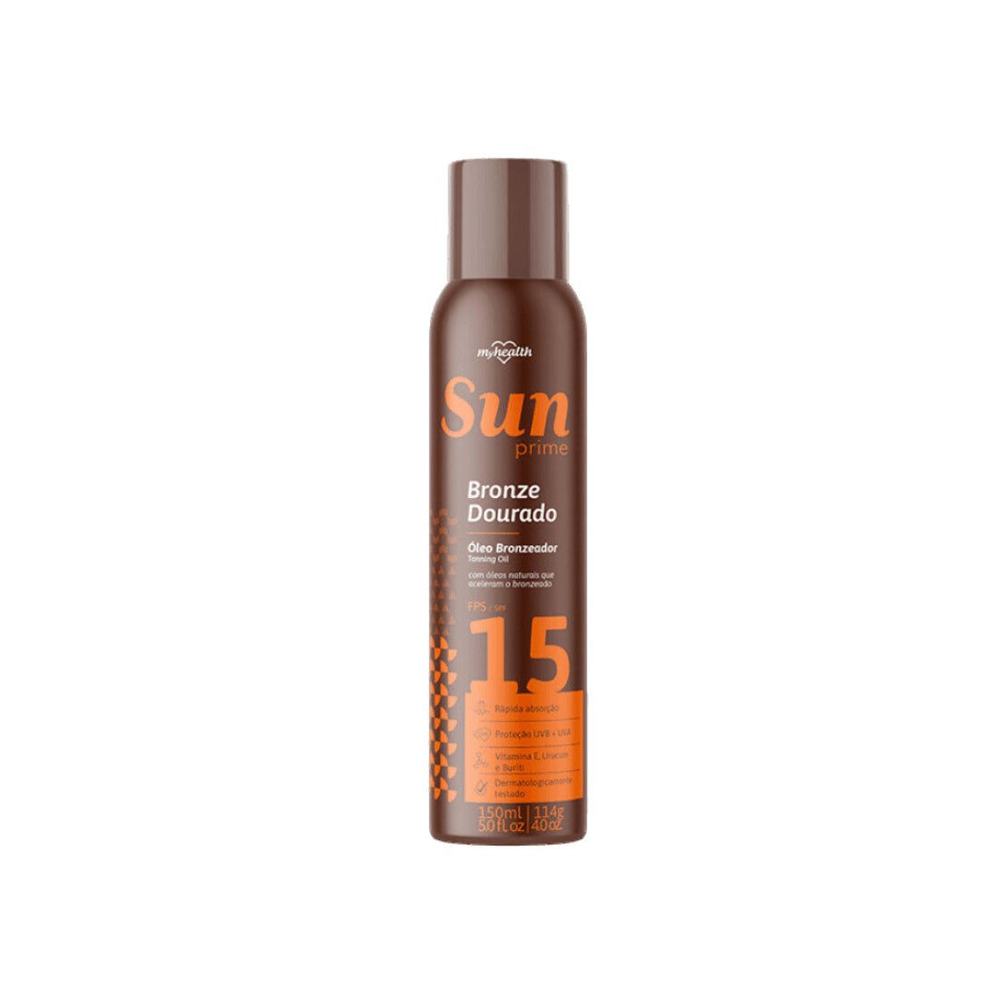 Óleo Bronzeador Spray Sun Prime FPS15 150ml - e - dona