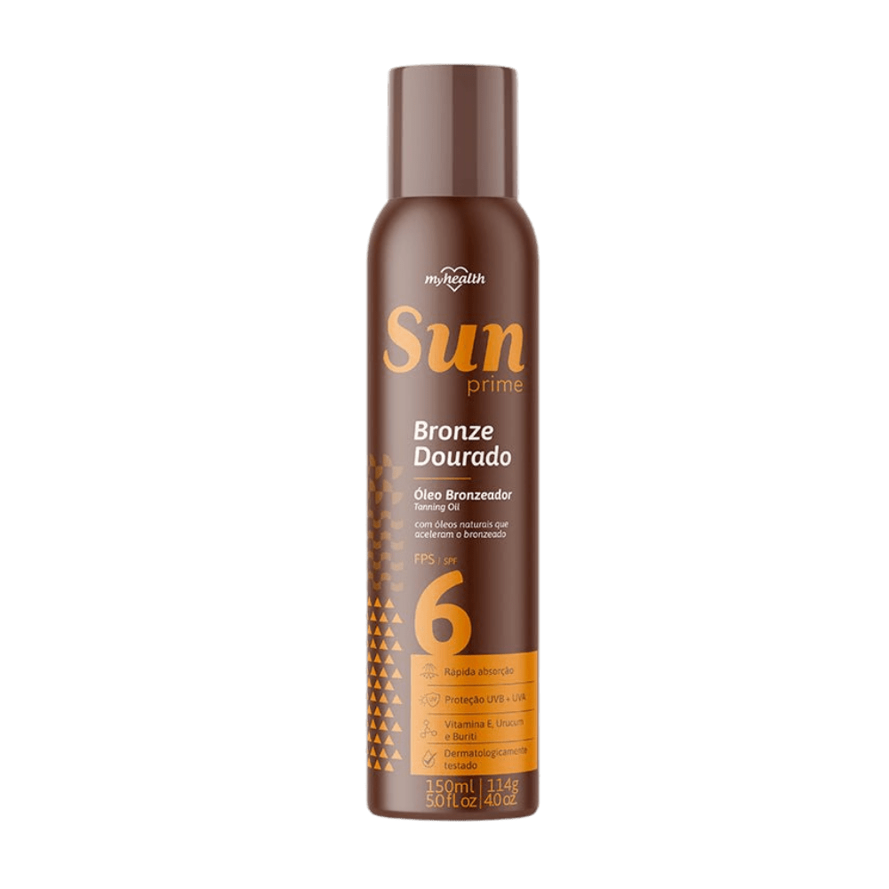 Óleo Bronzeador Sun Prime FPS 6 150ml - e - dona