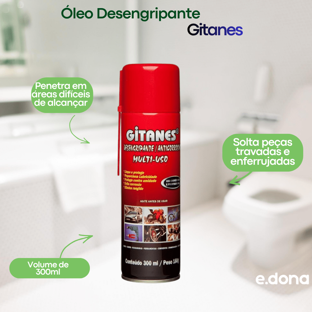 Óleo Desengripante Gitanes 300ml - e - dona