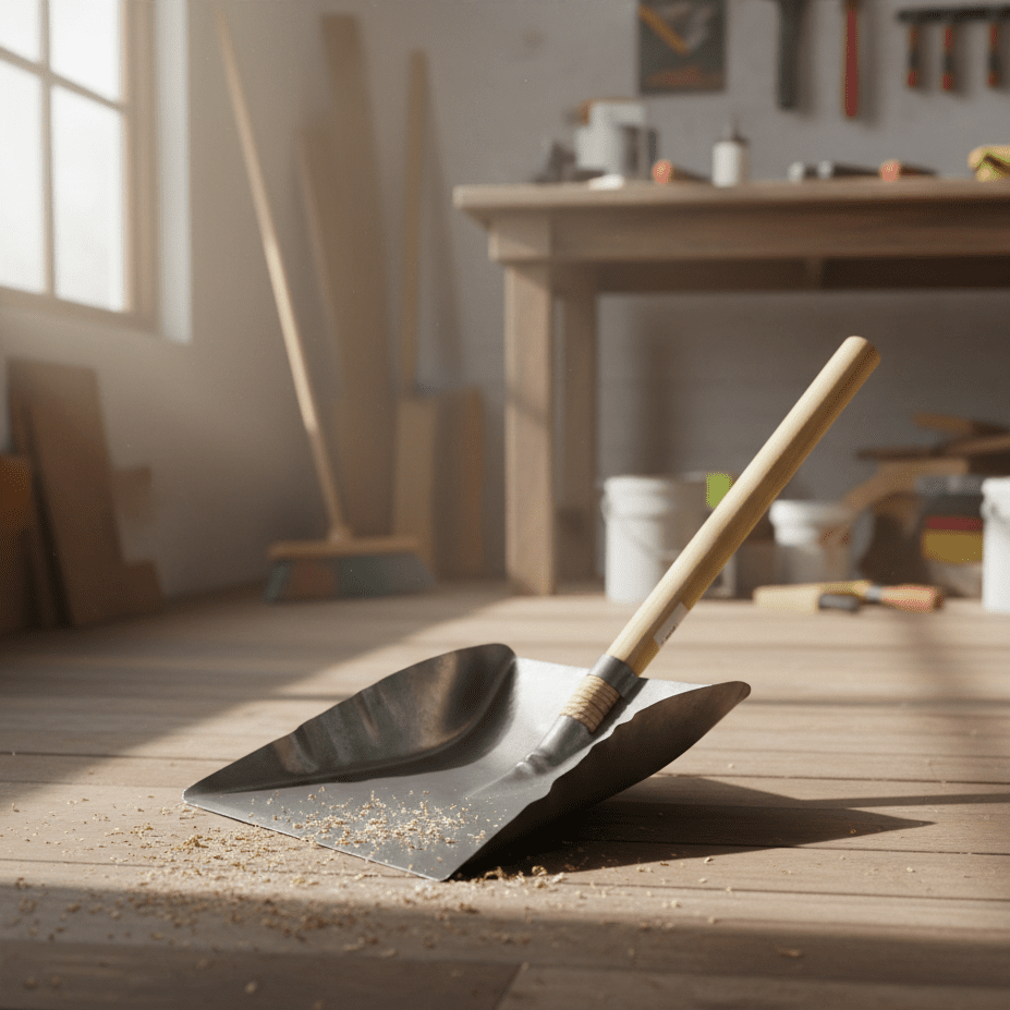 Pá de Lixo Zincada Cabo Curto MM Acessórios - e - dona