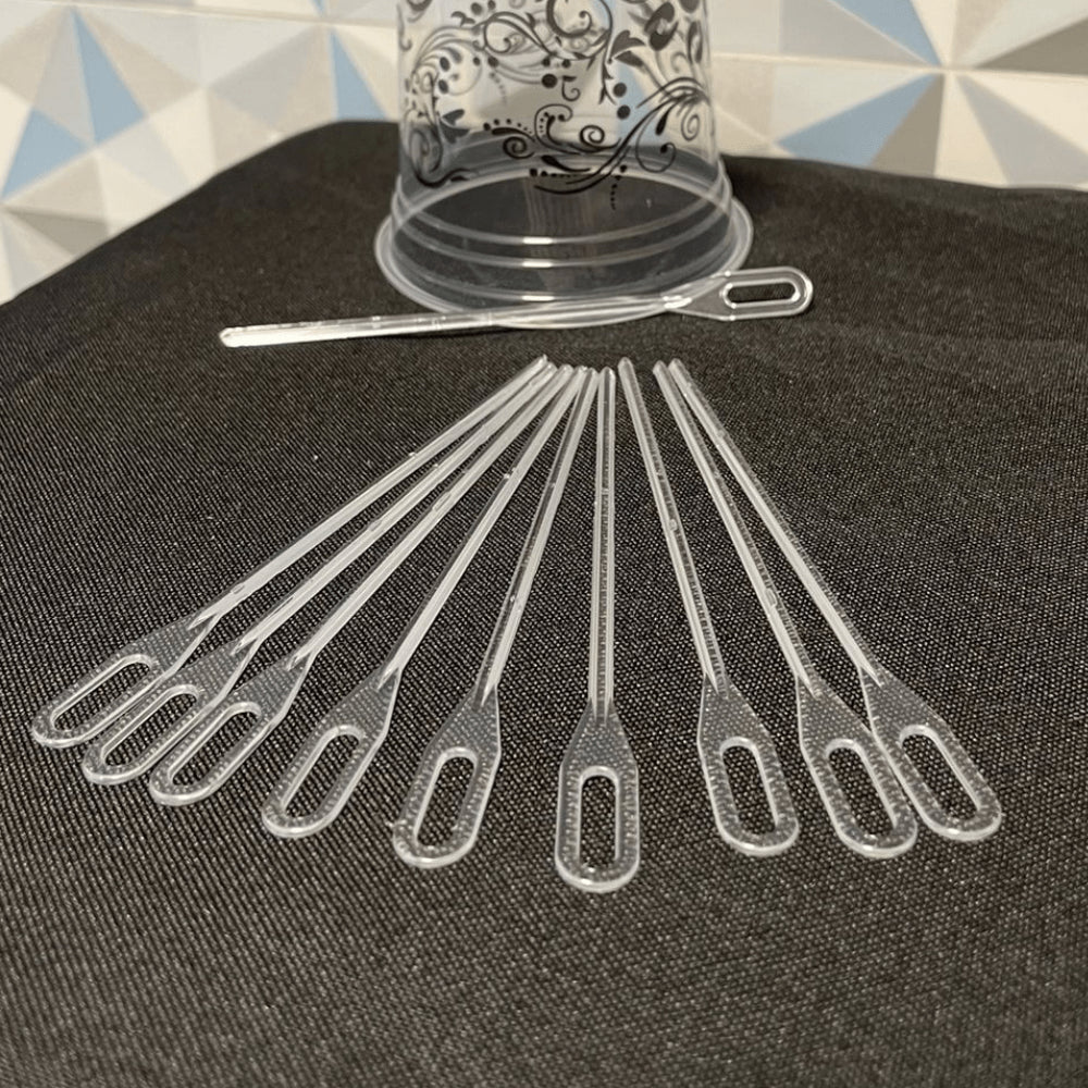 Palheta para Drink 11cm Cristal PlastFood com 500 unidades - e - dona