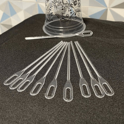 Palheta para Drink 11cm Cristal PlastFood com 500 unidades - e - dona