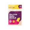 Palitos de Picolé 11,2cm de Bambu Natural 100 unidades