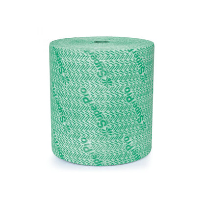 Pano Bobina 27x300m Verde Antiviral e Bactericida SuperPro Bettanin com 750 panos - e - dona
