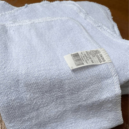 Pano de Pia Duplo Branco 38x32cm Dona Sinhá com 6 unidades - e - dona