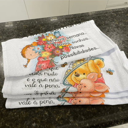 Pano de Prato 38x60 Estampado Novacov com 6 unidades - e - dona