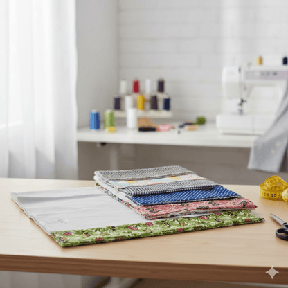 Pano de Prato Barrado 42x62cm Dona Sinhá com 6 unidades - e - dona