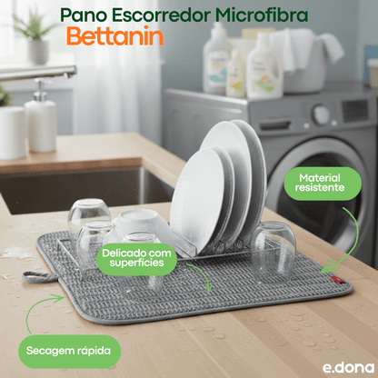 Pano Escorredor Microfibra Bettanin - e - dona
