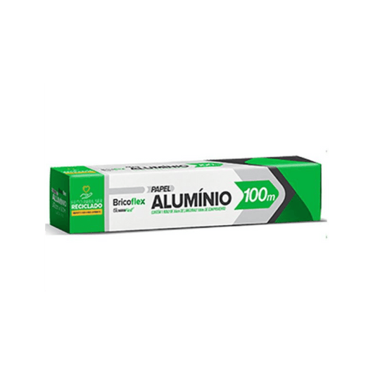 Papel Alumínio 0,30x100m Bricoflex - e - dona