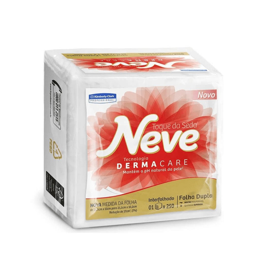 Papel Higiênico Interfolhado Cai Cai folha Dupla Neve com 12.000 folhas - e - dona