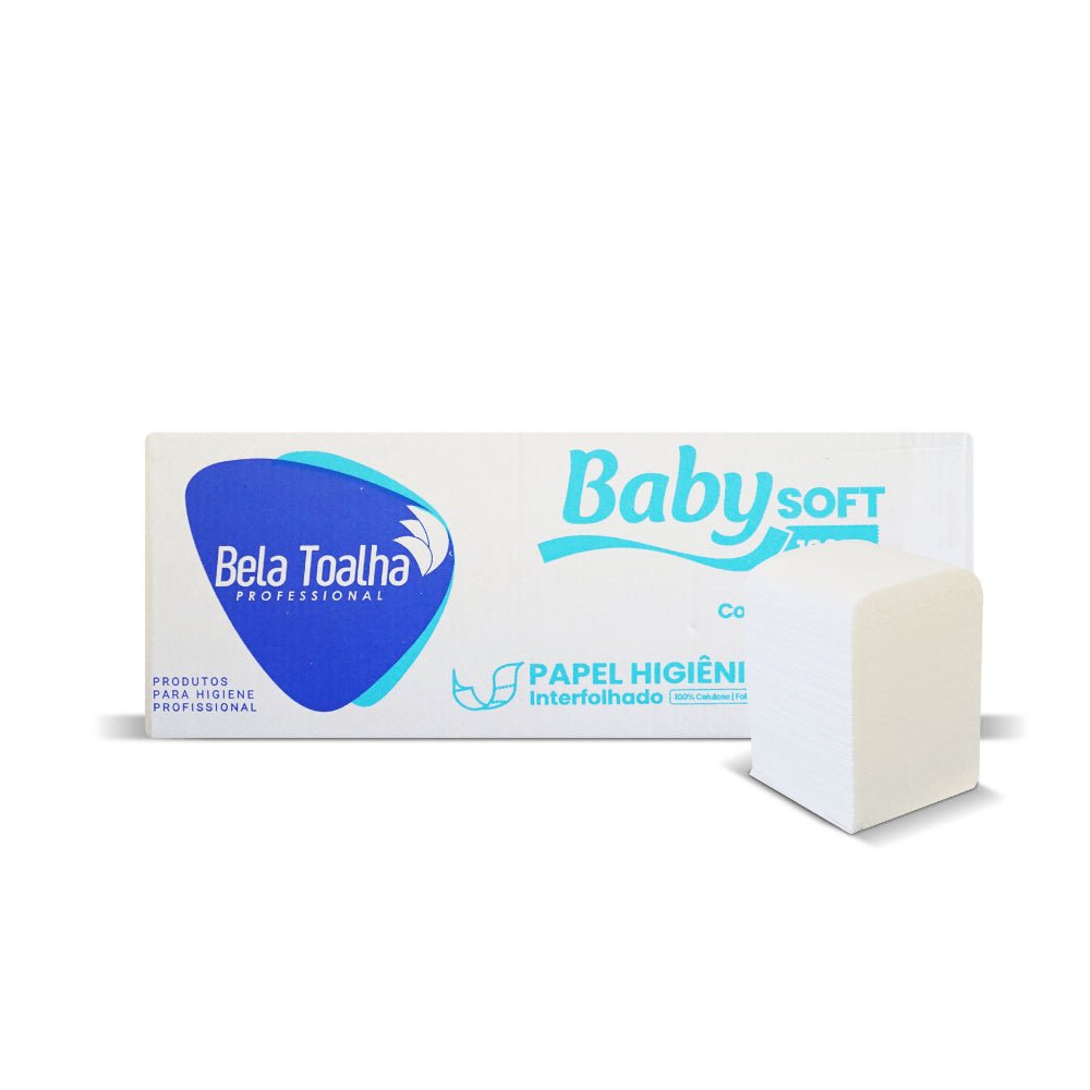 Papel Higiênico Interfolhado Cai - Cai folha simples Baby com 10.000 folhas - e - dona