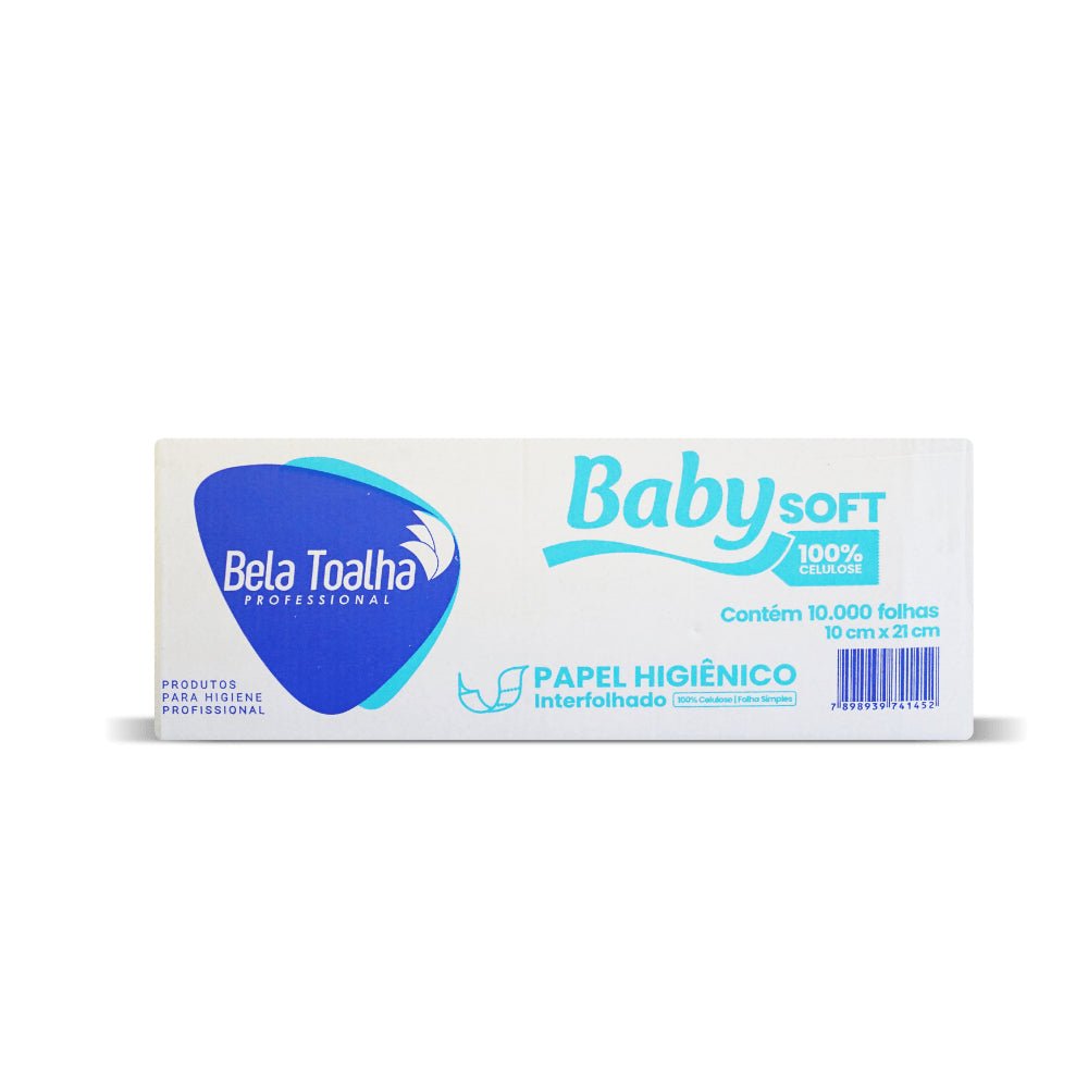 Papel Higiênico Interfolhado Cai - Cai folha simples Baby com 10.000 folhas - e - dona