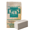 Papel Interfolha Luxo 20x21cm Dobras Duplas Folha Simples Baby - 1.000 Folhas