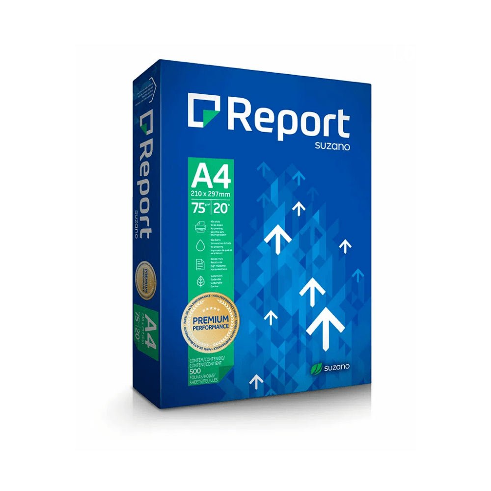 Papel Sulfite 75g Report A4 com 500 folhas - e - dona