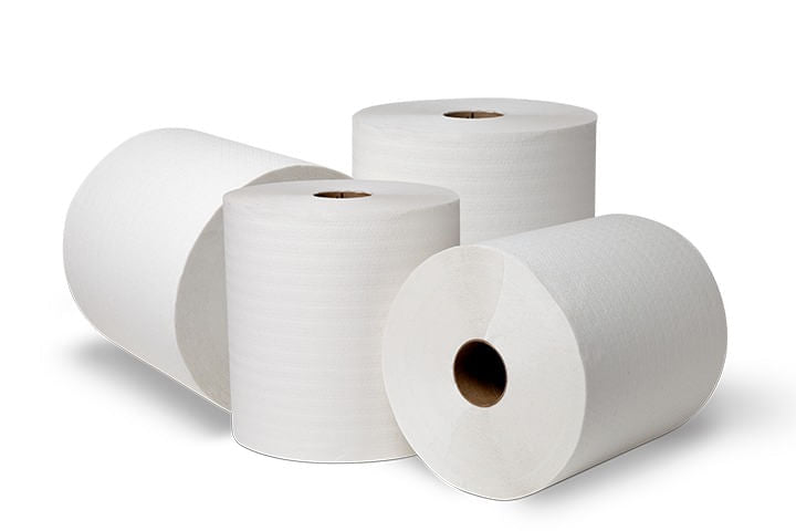 Papel Toalha Bobina Indaial Fit 100% Celulose com 6 rolos de 200 metros Alta Qualidade e Resistência - e - dona