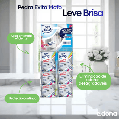 Pedra Evita Mofo Leve Brisa 25g (Kit com 6 Unidades) - e - dona