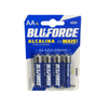 Pilha Alcalina Blueforce AA com 4 Unidades