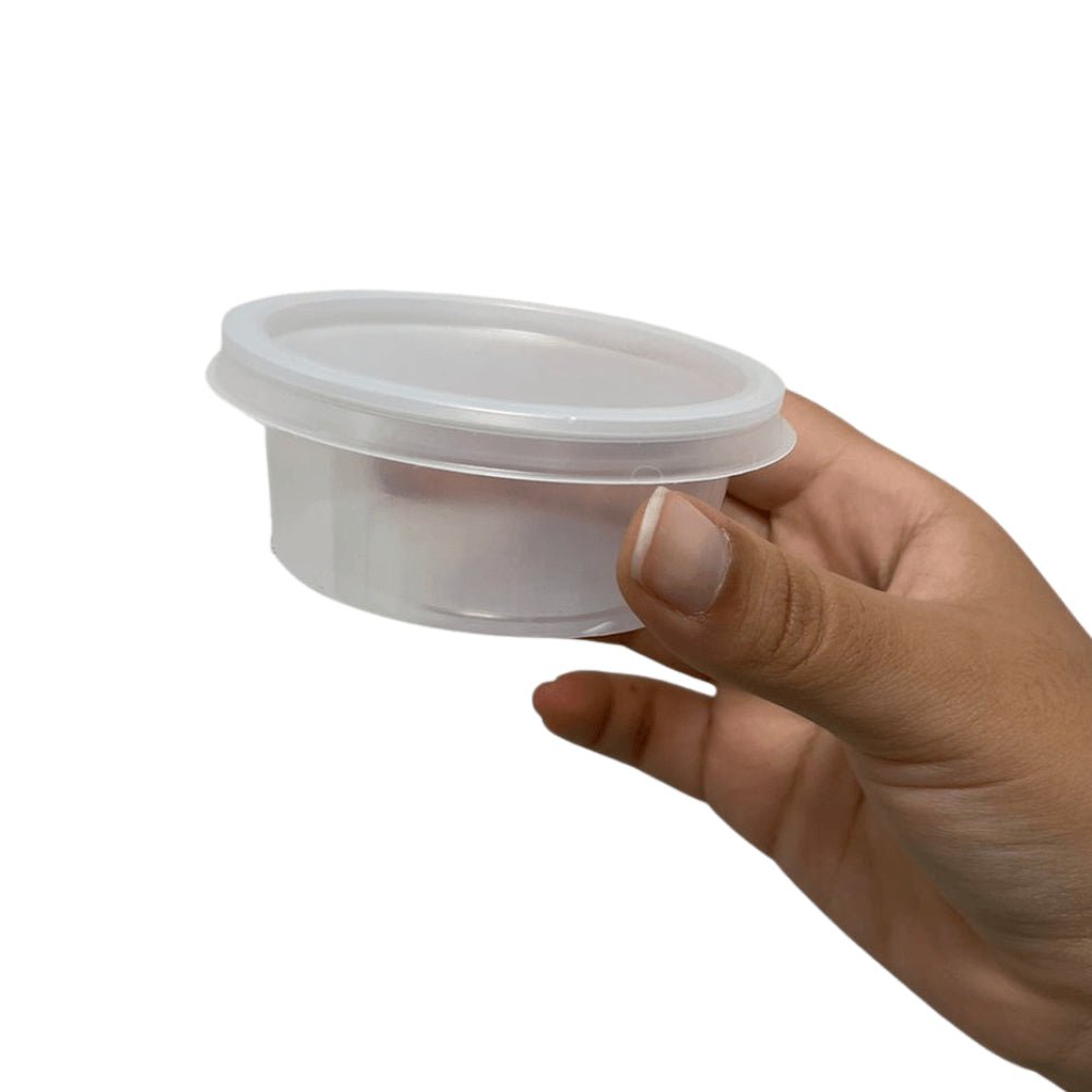 Pote 75ml P - 03 Translúcido Liso sem tampa Copaza PS com 1.500 unidades - e - dona