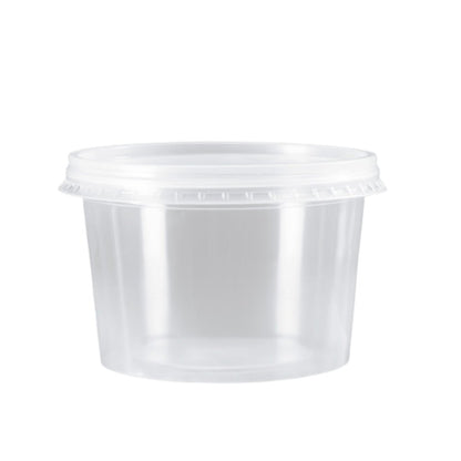 Pote de 1.000ml transparente com tampa Cristalcopo com 25 unidades - e - dona