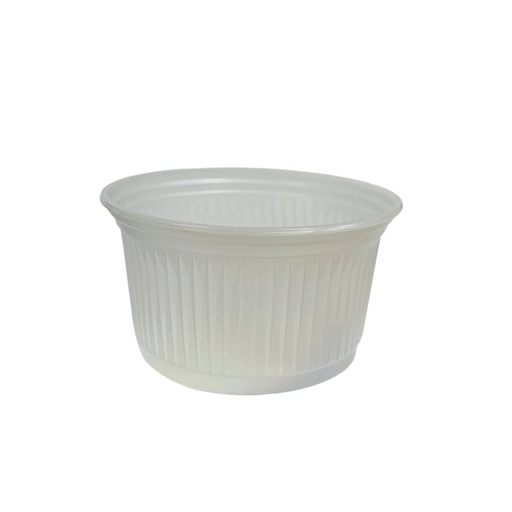Pote de 200ml redondo Transparente PS Totalplast com 1.000 unidades - e - dona