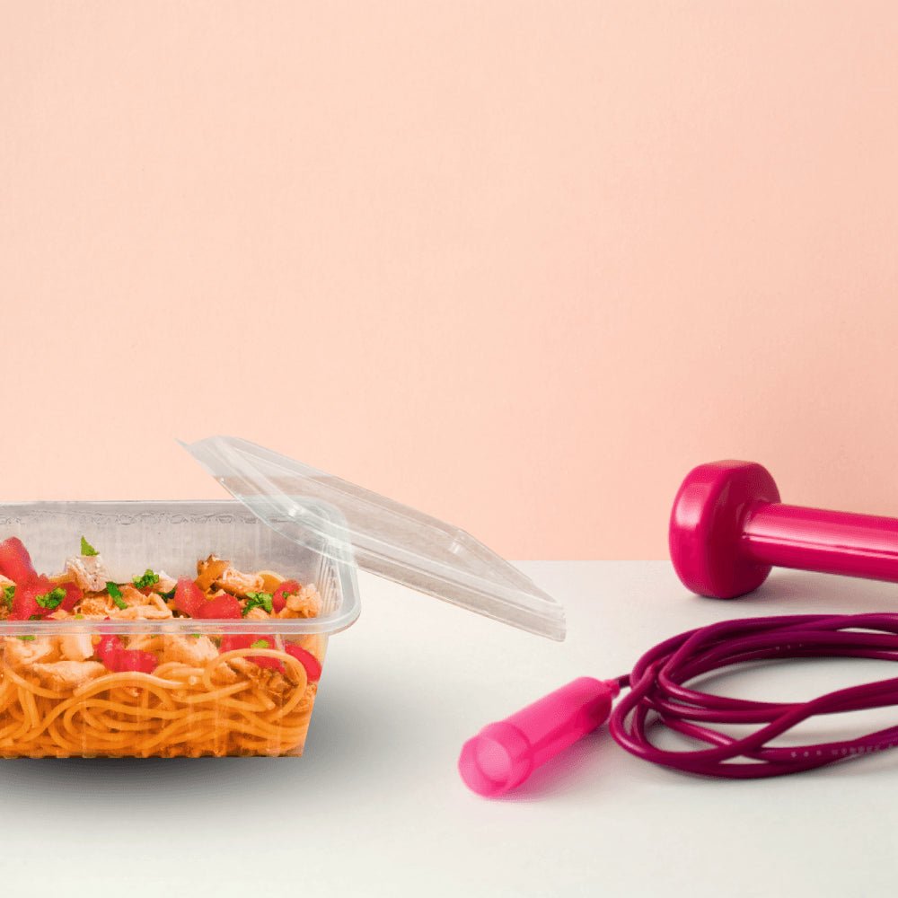 Pote de 500ml Retangular Transparente com tampa Cristalcopo com 25 unidades - Ideal armazenar alimentos no freezer ou micro - ondas - e - dona
