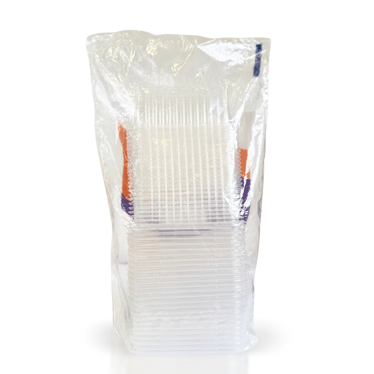 Pote de 500ml Retangular Transparente com tampa Cristalcopo com 25 unidades - Ideal armazenar alimentos no freezer ou micro - ondas - e - dona
