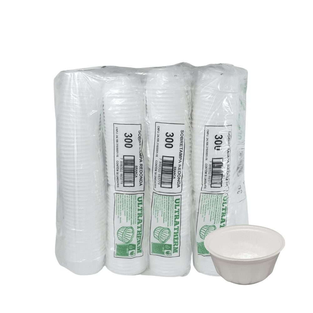 Pote de Isopor 300ml MR300 Ultratherm com 400 unidades - e - dona