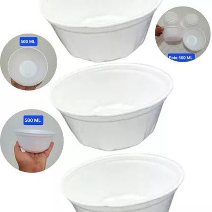 Pote de Isopor 500ml MR500 Ultratherm com 50 unidades - e - dona