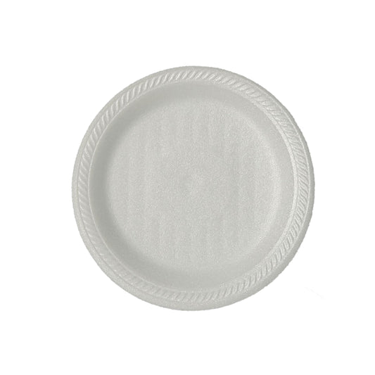 Prato de Isopor Raso 15cm para Sobremesa Ultratherm com 100 unidades - e - dona