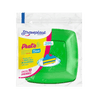 Prato Descartável Sobremesa Quadrado Verde Strawplast – 10 Unidades