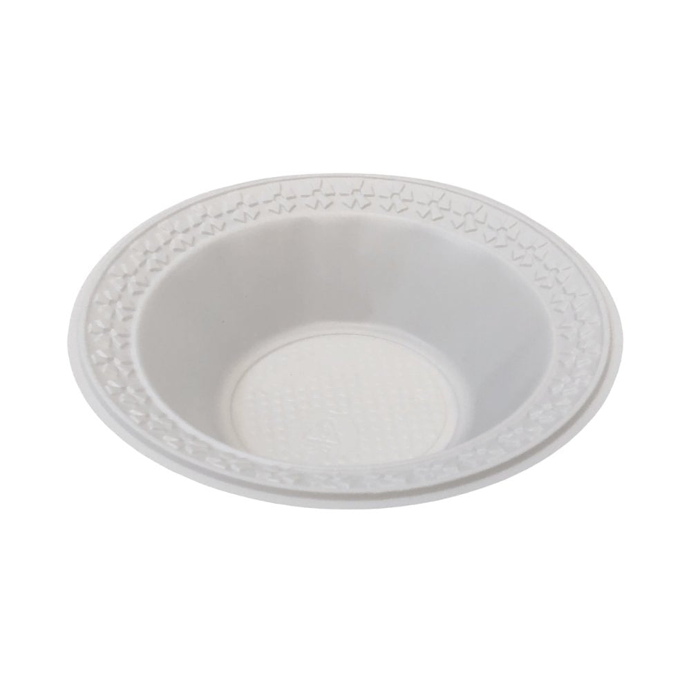 Prato Fundo 15cm Branco Kerocopo com 10 unidades - Estilo Cumbuca - e - dona