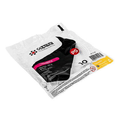 Prato Raso 15cm Branco para Sobremesa Copaza com 1.000 unidades - e - dona