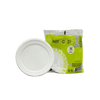 Prato Descartável Raso 21cm Branco Refeição Kerocopo – 10 Unidades