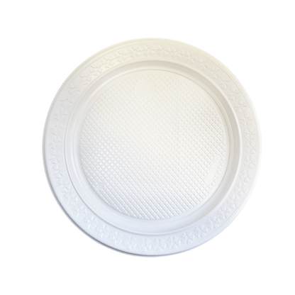 Prato Raso 21cm Branco para Refeição Kerocopo com 250 unidades - e - dona