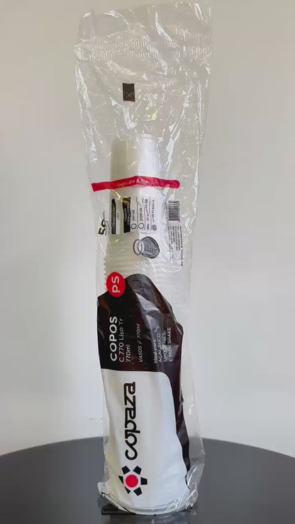 Copo de 770ml Translúcido Copaza  com 500 unidades