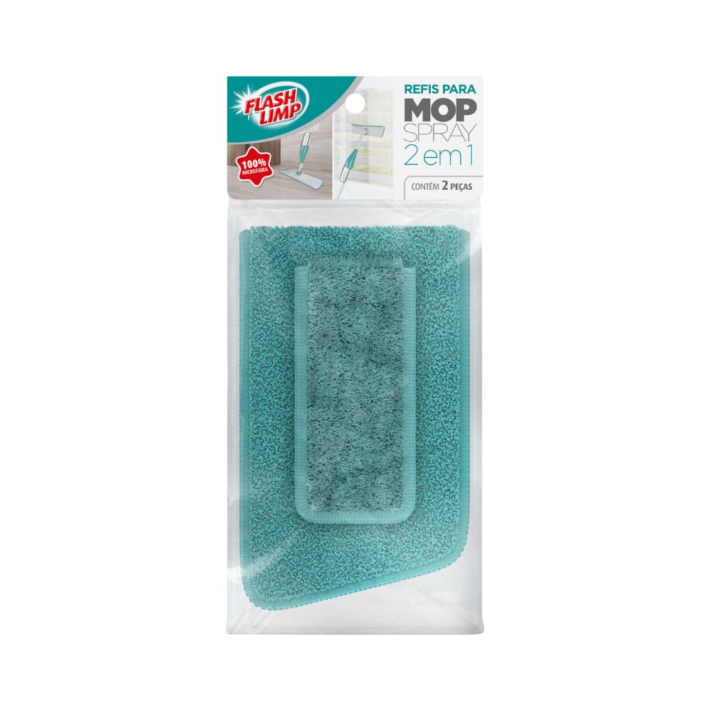 Refil para Mop Spray 2 em 1 Flash Limp - e - dona