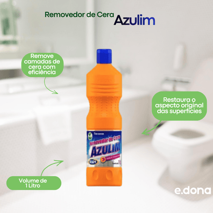 Removedor de Cera Azulim 1 Litro Limpa e Desengordura - e - dona