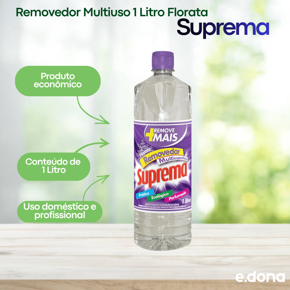 Removedor Multiuso 1 Litro Florata Suprema - e - dona