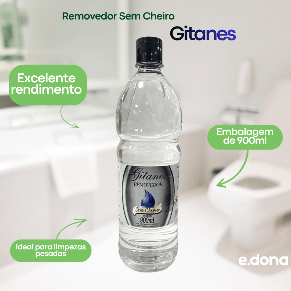 Removedor Sem Cheiro Gitanes 900ml - e - dona