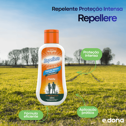 Repelente Proteção Intensa Repellere Family 100ml - e - dona
