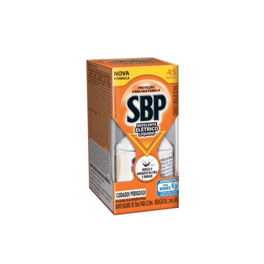 Repelente SBP 45 Noites Refil Elétrico - e - dona
