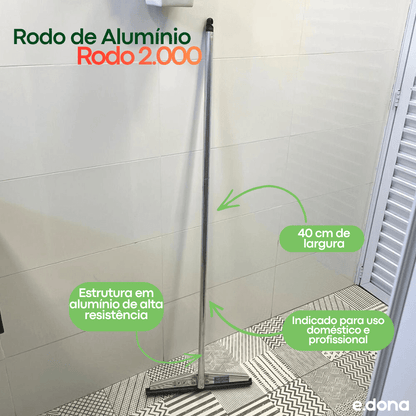 Rodo de Alumínio 40cm Rodo 2.000 - e - dona
