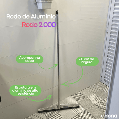 Rodo de Alumínio 60cm Rodo 2.000 - e - dona
