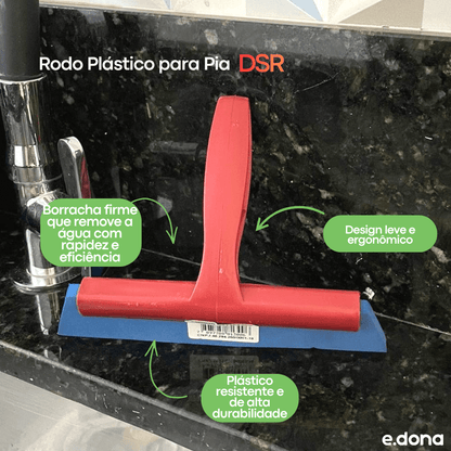 Rodo Plástico para Pia 15 cm DSR - e - dona