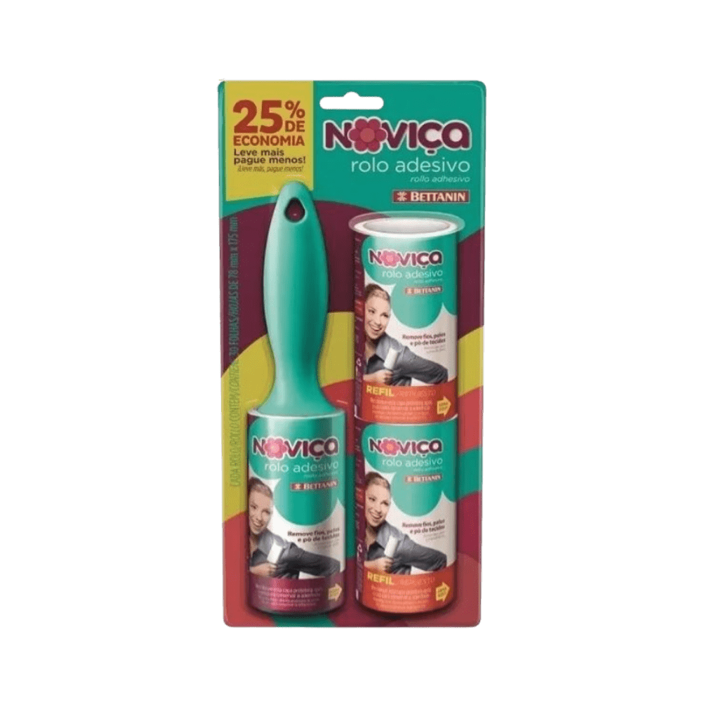 Rolo Adesivo Fit Noviça + 2 refis - e - dona